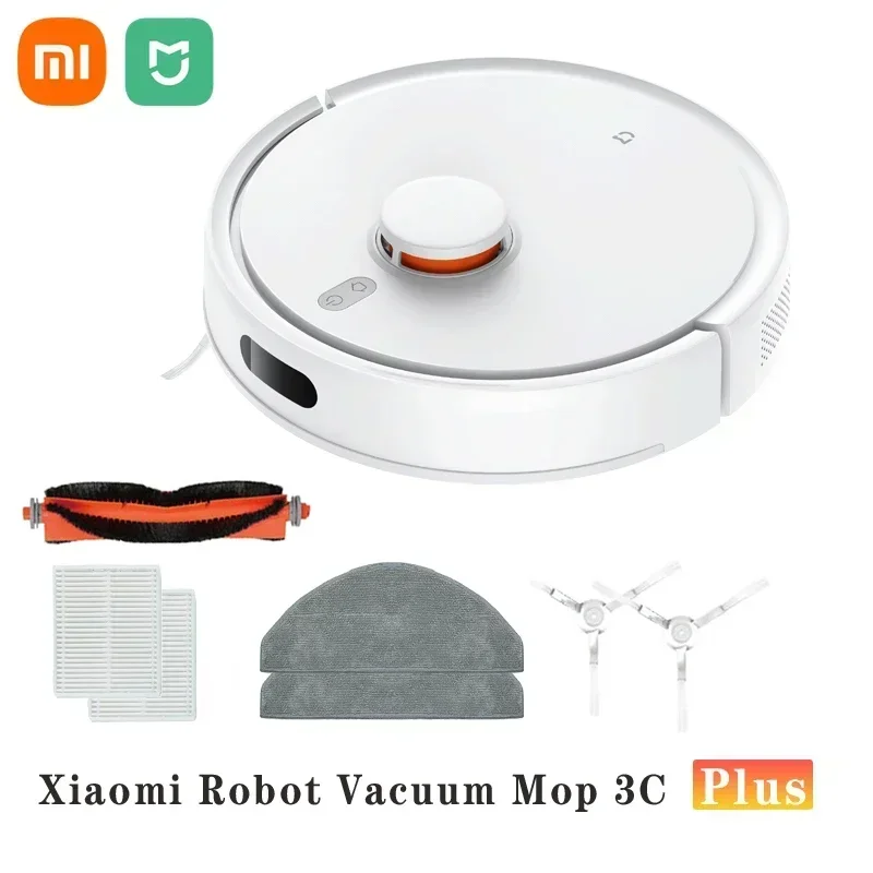 XIAOMI MIJIA 3C Sweeping Robot Vacuum Mop 3C Plus Enhanced Smart Large Laser Vacuum Cleaner Automatic Navigation Sweeping