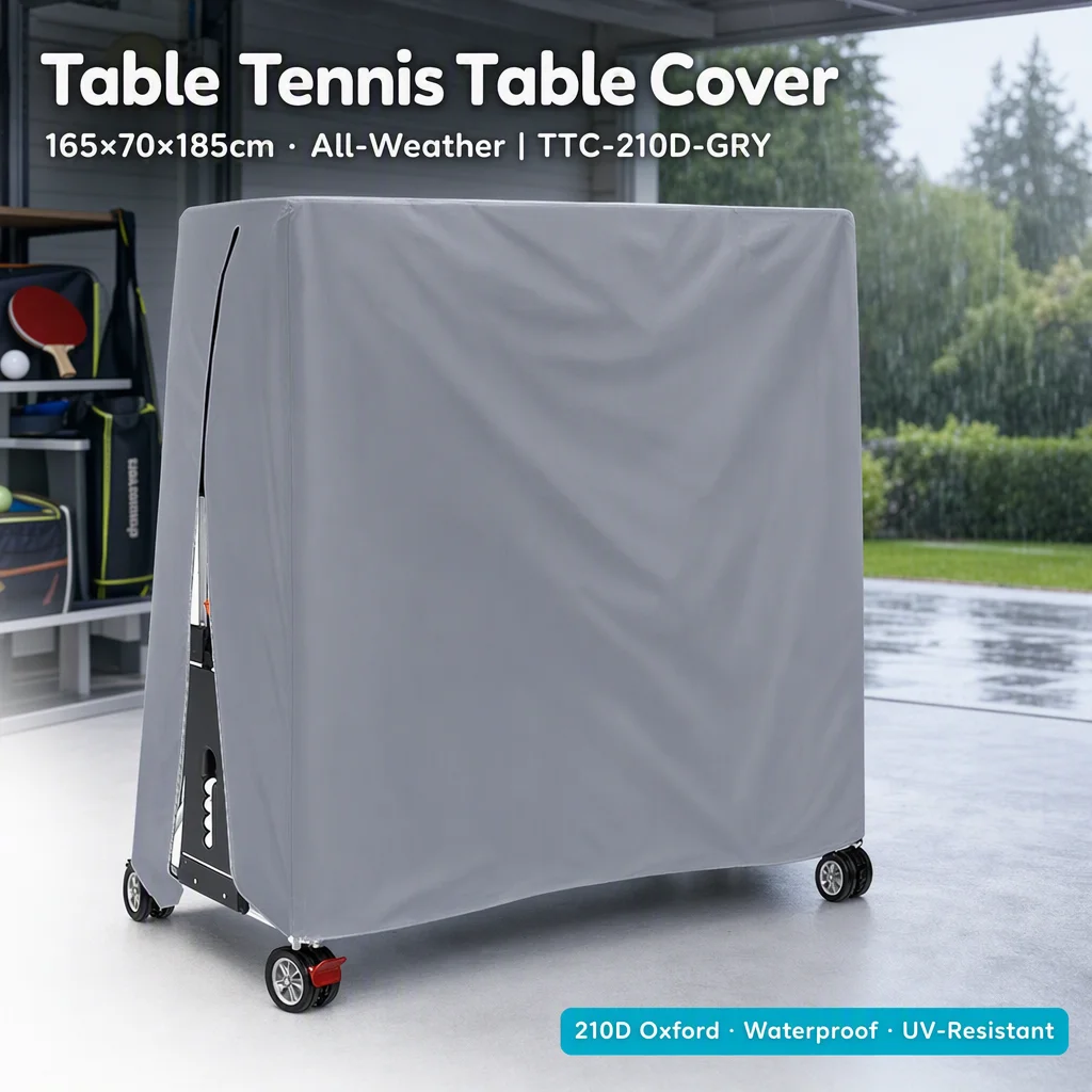 Table Tennis Protective Cover - 방수 탁구대 커버, 방풍 옥스포드 원단으로