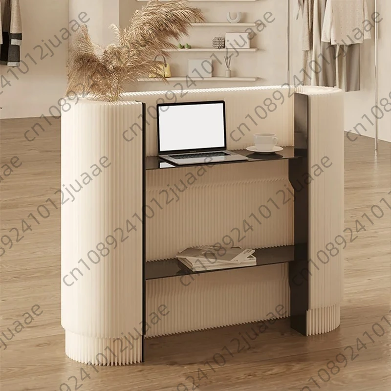 

Стойка ресепшн из бумаги, стойка для приема гостей, кассовый прилавок, простая стойка для магазина одежды, мобильный бар для торгового центра/выставки