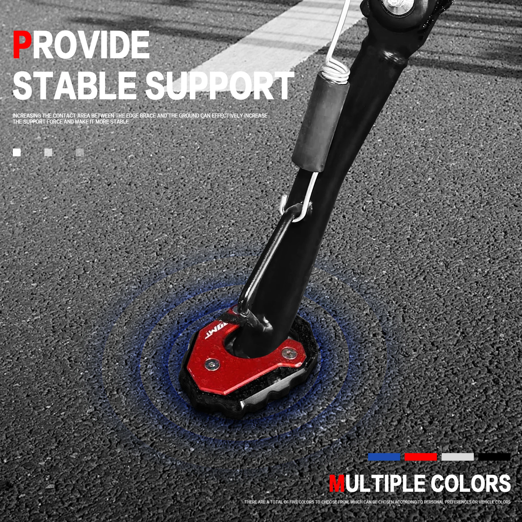 ل CFMOTO 800MT 800 MT دراجة نارية الملحقات CNC مسنده الجانب حامل تمديد CF MOTO 800 MT800 2024 2025