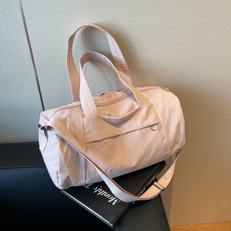 

Large Capacity Shoulder Crossbody Bags Fitness Gym Bag Waterproof Nylon Cloth Travel Handbags For Women Luggage Tote Bag