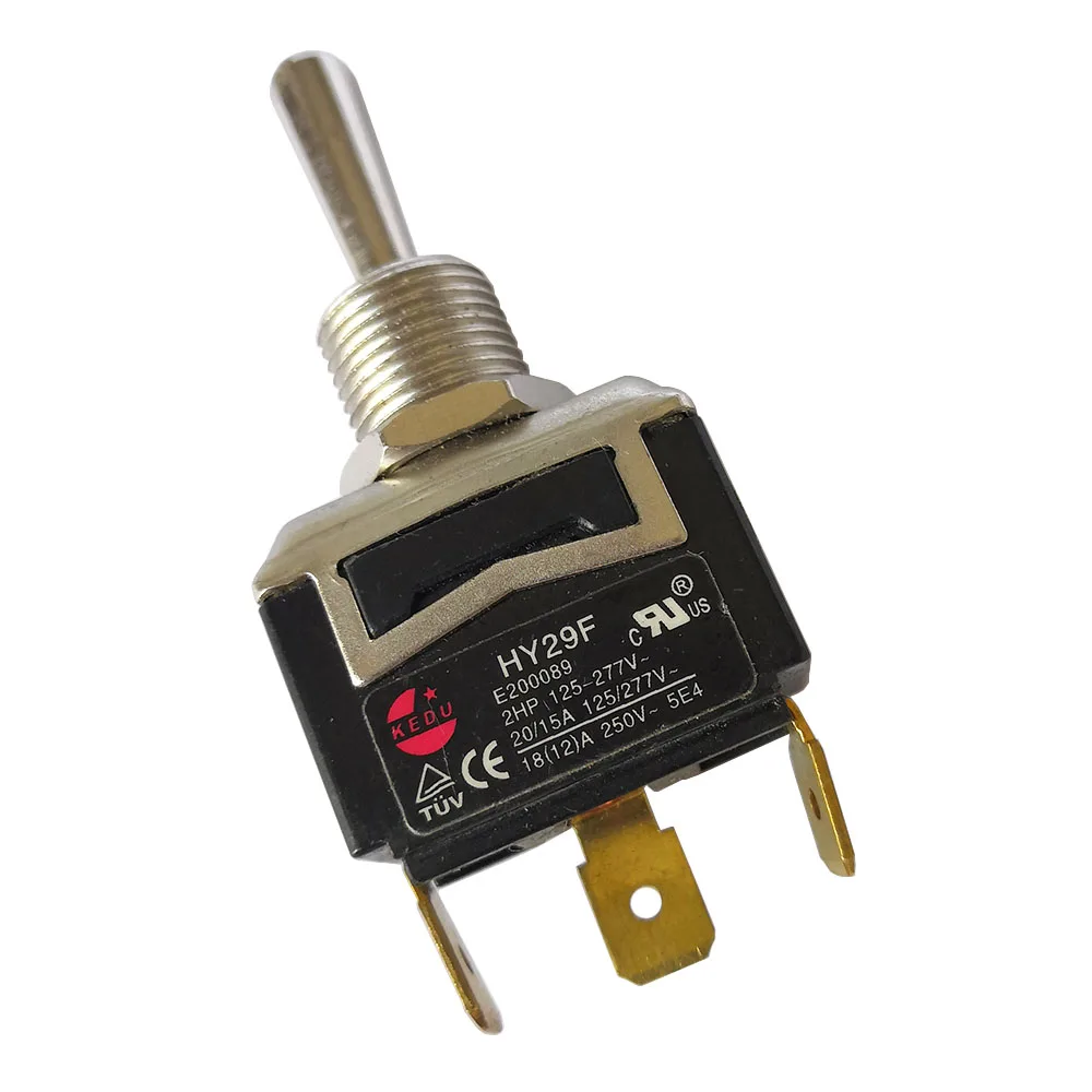 HY29F SPST Toggle Switch KEDU 18A 3Pins 3 Position Electric Switch for Tube Amplifier