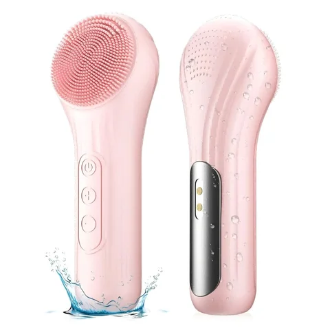 소닉 방수 전기 페이셜 클렌징 브러시 충전식 진동 엑스 폴리 에이 팅 모공 딥 클린 페이스 스크러버 스킨 케어 도구
