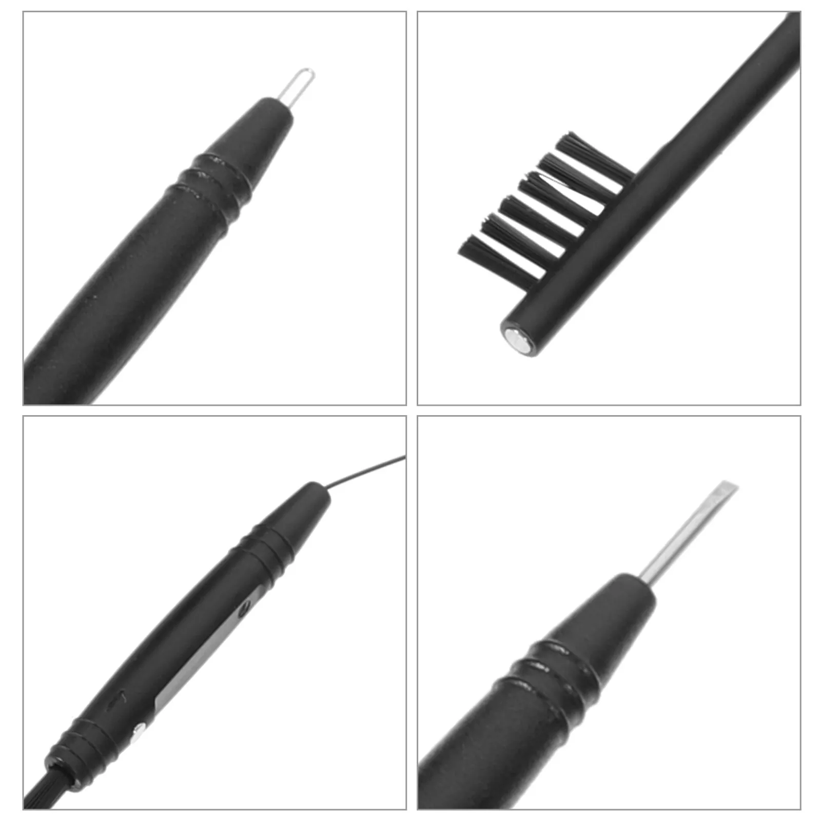 1Set Hearing Aid Cleaning Set Mini Reusable Cleaning Brush with Magnet for Hearing Aids Earplugs Wax Debris Removal Daily Care