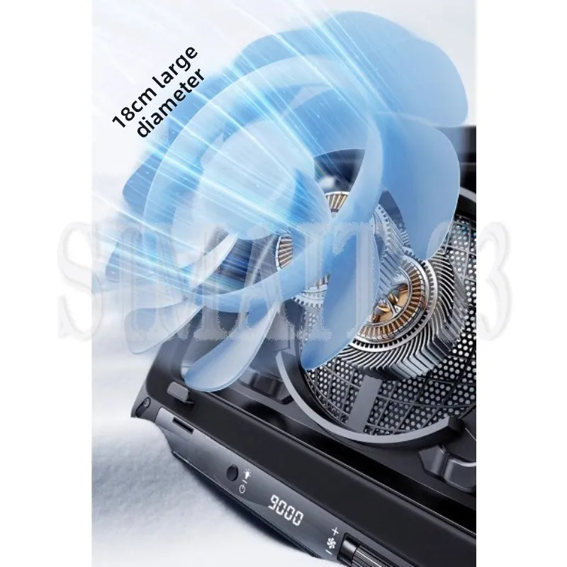 Silent Turbine Notebook Cooler Base - Pressurized Air Refrigeration Computer Cooling Stand