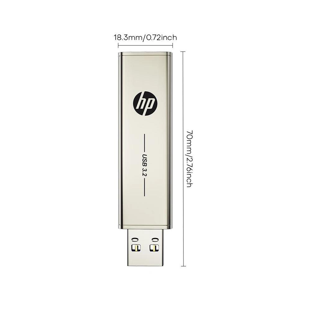 HP Original USB3.2 Type C Two in One Flash Drive 64GB 128GB 256GB for Computer Mobile Phone Dual Use USB Flash Drive