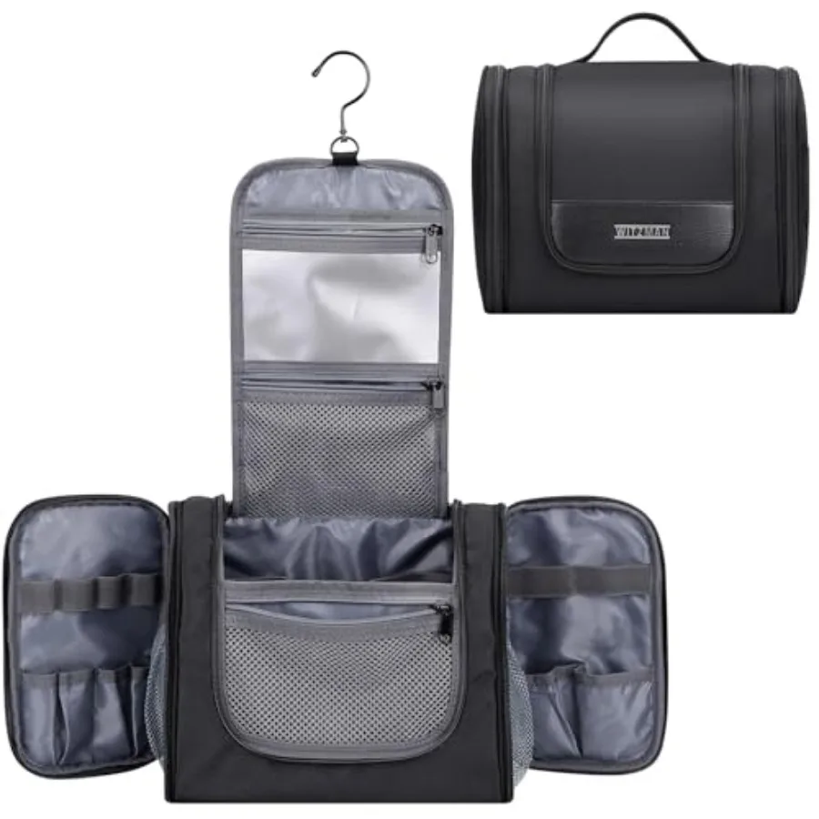 

WITZMAN Toiletry ag for Men Women Lar anging Multi-orgazation atroom ag Water-resistant Dopp Kit ng ag Men 690 lack