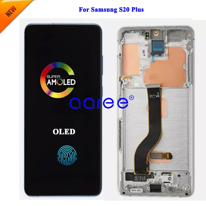 6.\'7 OLED LCD Screen For Samsung S20 Plus For SAMSUNG S20 Plus G985F Disaplay LCD Screen Touch Digitizer Assembly