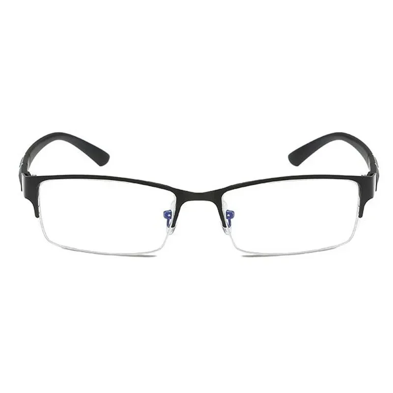 Half Metal Frame Farsightedness Glasses Unisex Myopia  +0.5+1+1.5+2+2.5+3+4+5+6 Finished Products Number Degrees Glasses