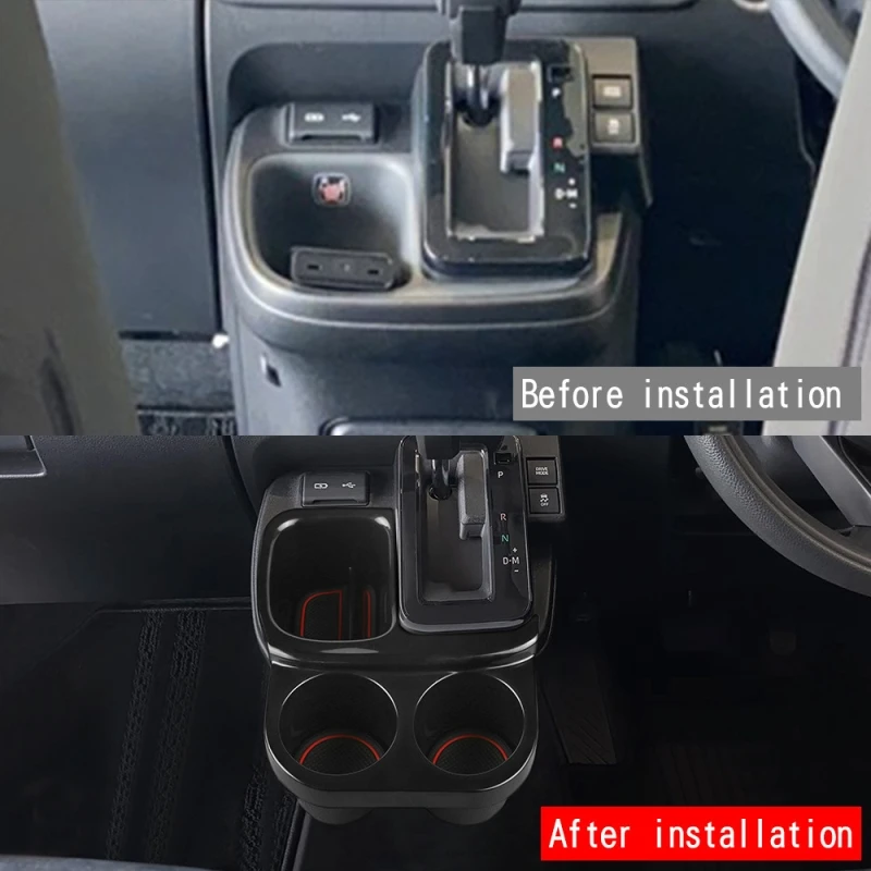 For Toyota sienta 10 seris 2022 2023 interior Central control gear shift storage box front water cup phone holder cover trim