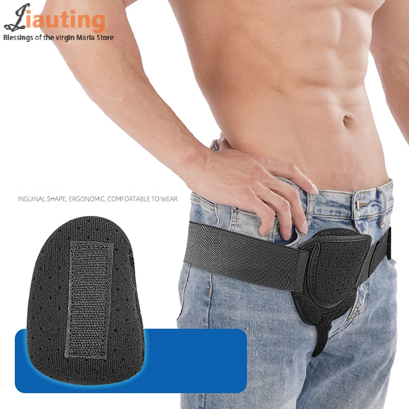 Hot Sale.Hernia Belt Truss For Inguinal Sports Support Pain Relief Recovery Strap Breathable Belts For Home Use High Quality