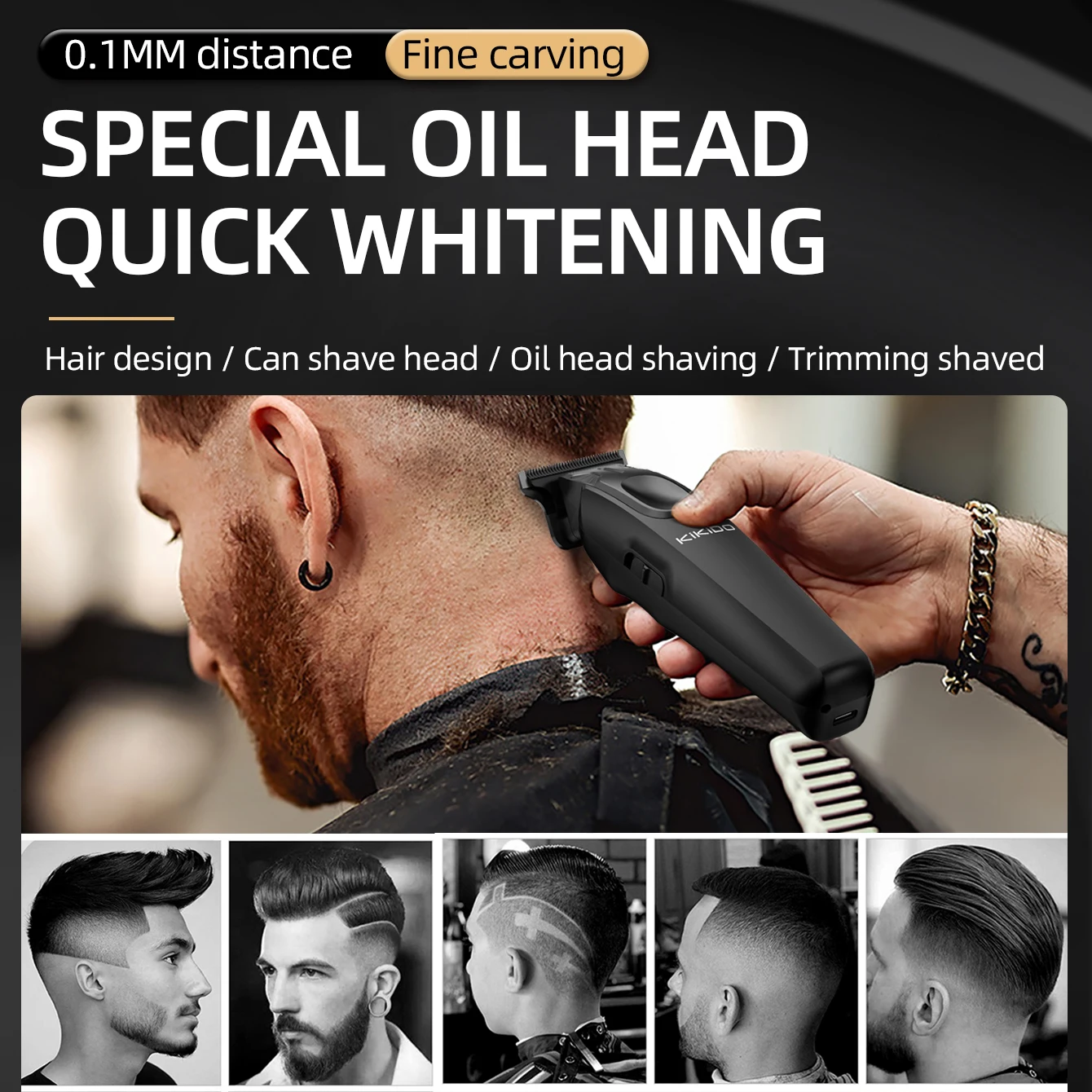 KiKiDo Electric Hair Clipper C - Men'S Grooming Guide ulasan dan harga