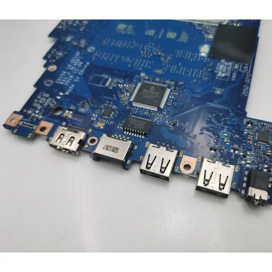 Para DELL 3480 3580 3780 3583 Mainboard Laptop LA-G712P 04205U 5405U i3-8145U i5-8265U i7-8565U Placa-mãe totalmente testada
