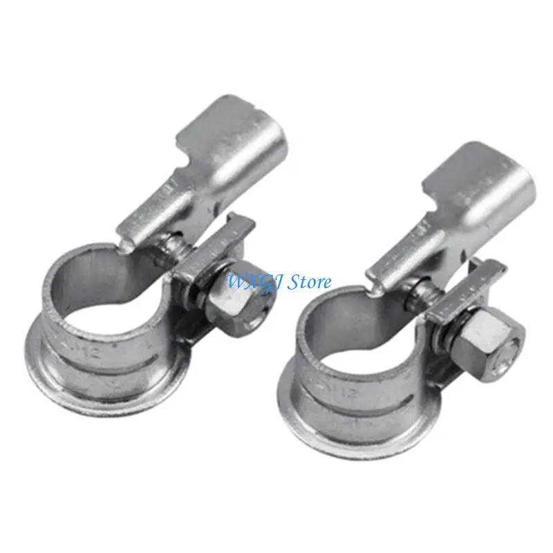37JE Nickel Plated Battery Terminals Secure Connection 2pcs for Stable Performances