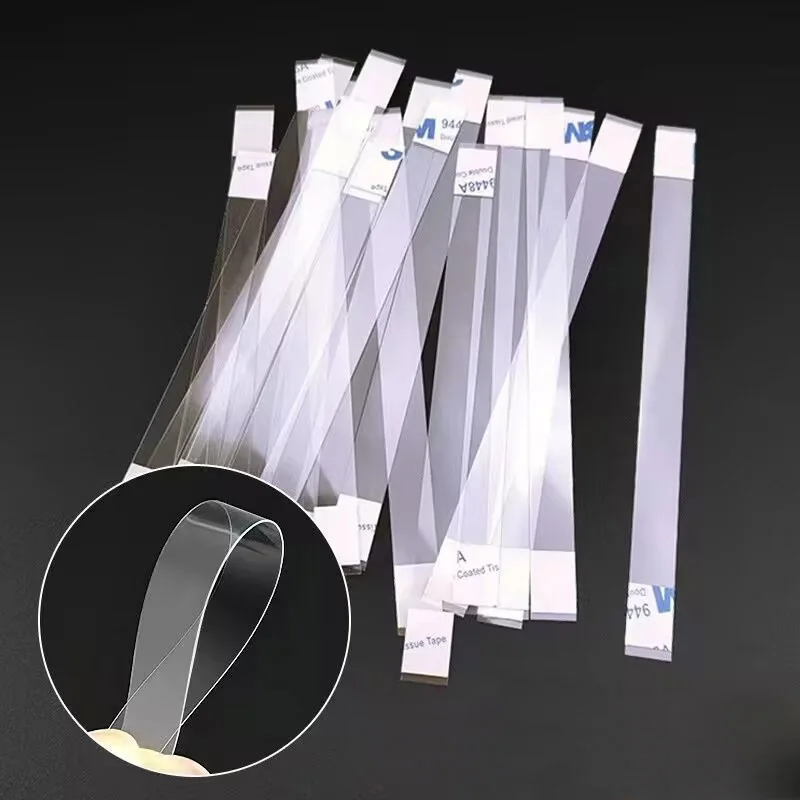 

1000pcs Pop Jumping Card Strong Adhesive PVC Shrapnel Commodity Price Tag Transparent Strip Shake Card Price Label Holder