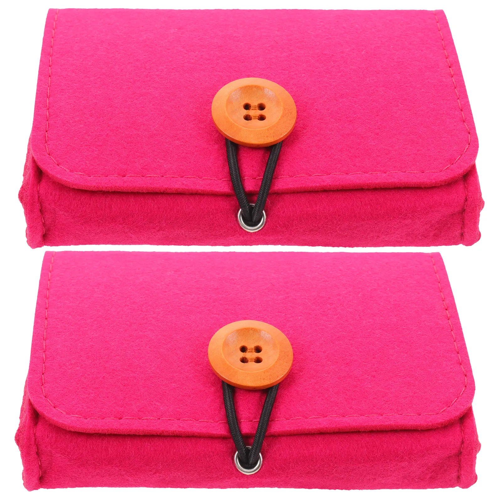 

2Pcs Essential Oil Bag Small Storage Portable Carrying Case Organizer Pouch Nail Polish Holder Travel Essential Oils Holder