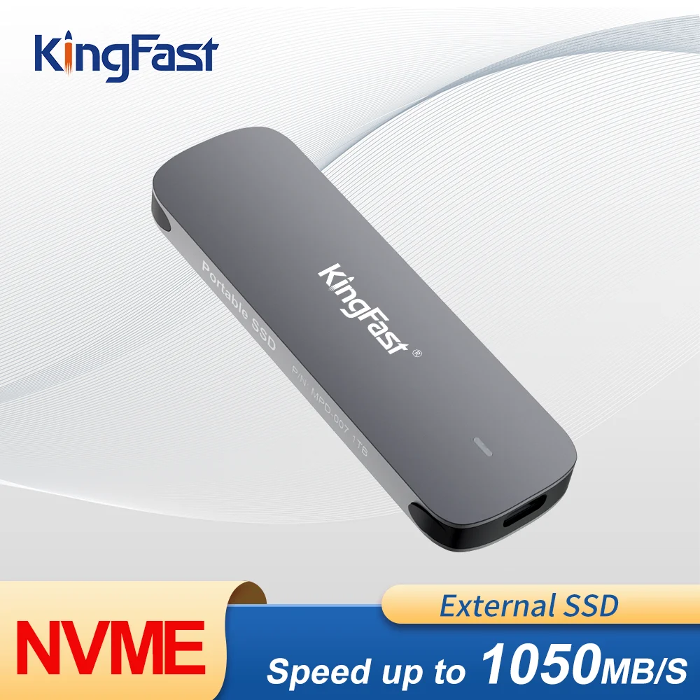 Внешний твердотельный накопитель KingFast, HD, 1 ТБ, 2 ТБ, 240 ГБ, 480 ГБ, внешний жесткий диск USB Type C, Портативный твердотельный накопитель для ноутбука, PS4, Xbox