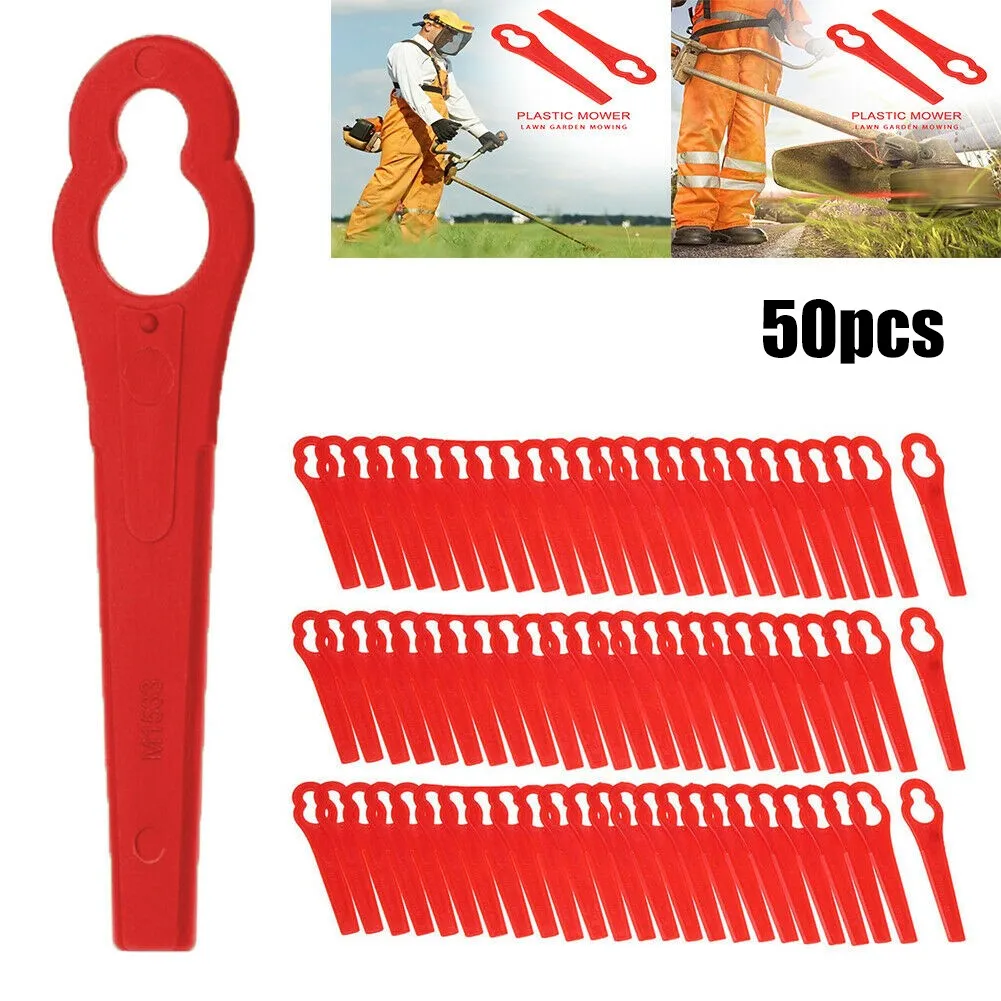Red Plastic for blades Trimmer 10mm 5mm 83mm for blades Cordless For /Hofer for gardenline GLART 18 Li Grass Plastic