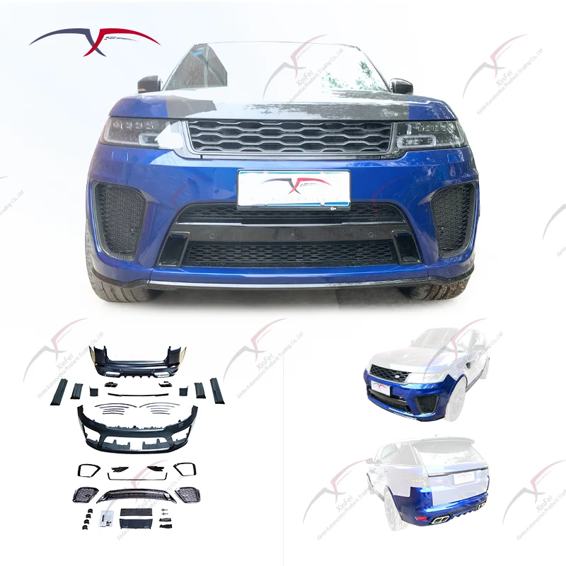 

Suitable for Range Rover Sport Body Kit Upgraded SVR Car Bumpers Side Skirt Grill Rear Spoiler Body Kit 2018-2022