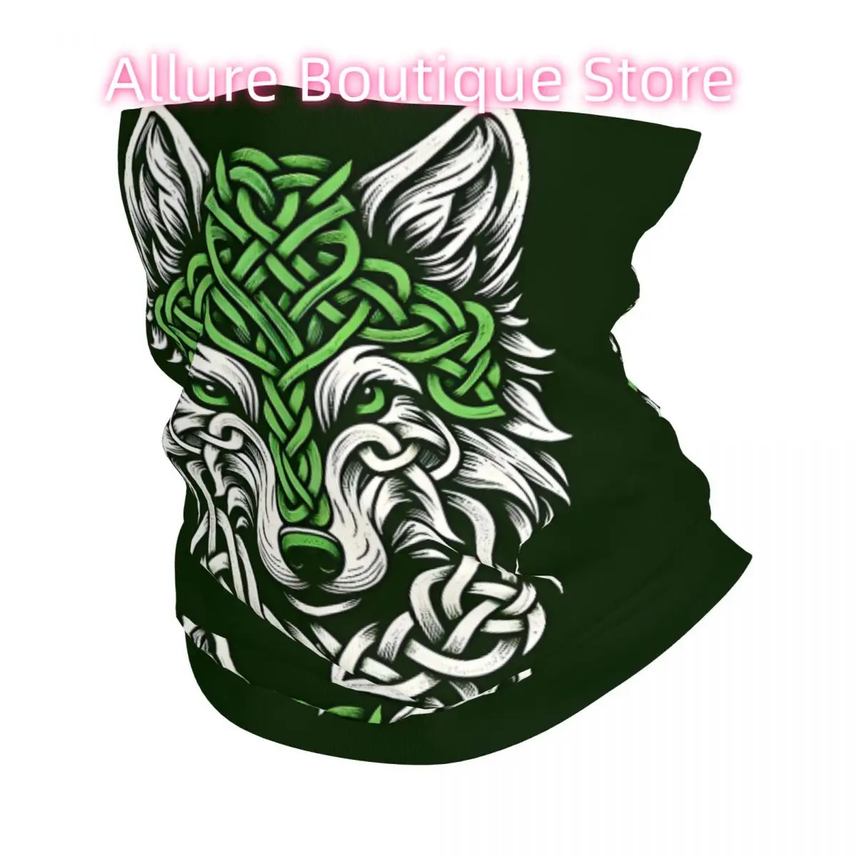 

Кельтский ирландский узел с волком (3) повязка на голову, теплая повязка на шею, мужской лыжный шарф для бега, медицинская бандана для лица медсестры, гетры