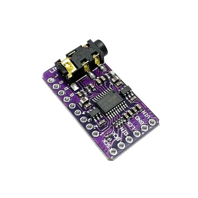 GY-PCM5102 Digital Audio Module,PCM5102A I2S Decoder Board Compatible with Raspberry Pi,Supports PHAT Format I2S Audio Playback view 2
