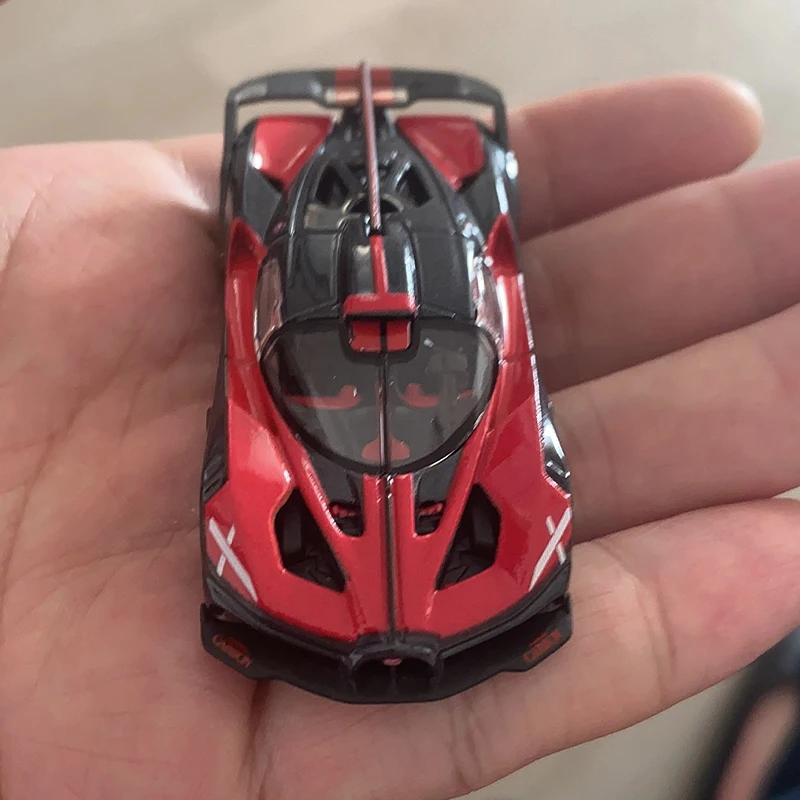 Modèle réaliste en alliage de supercar Bugatti 1:64 et Version en alliage à petite échelle Lamborghini, idéal pour les collections des garçons