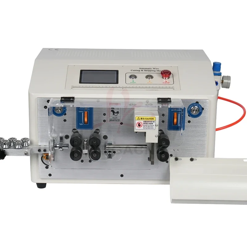 

SWT-608-HT2-6S 6-Wheels 550W 220V 110V Round Sheath Wire Peeling Stripping Cutting Machine with Touch Screen Control