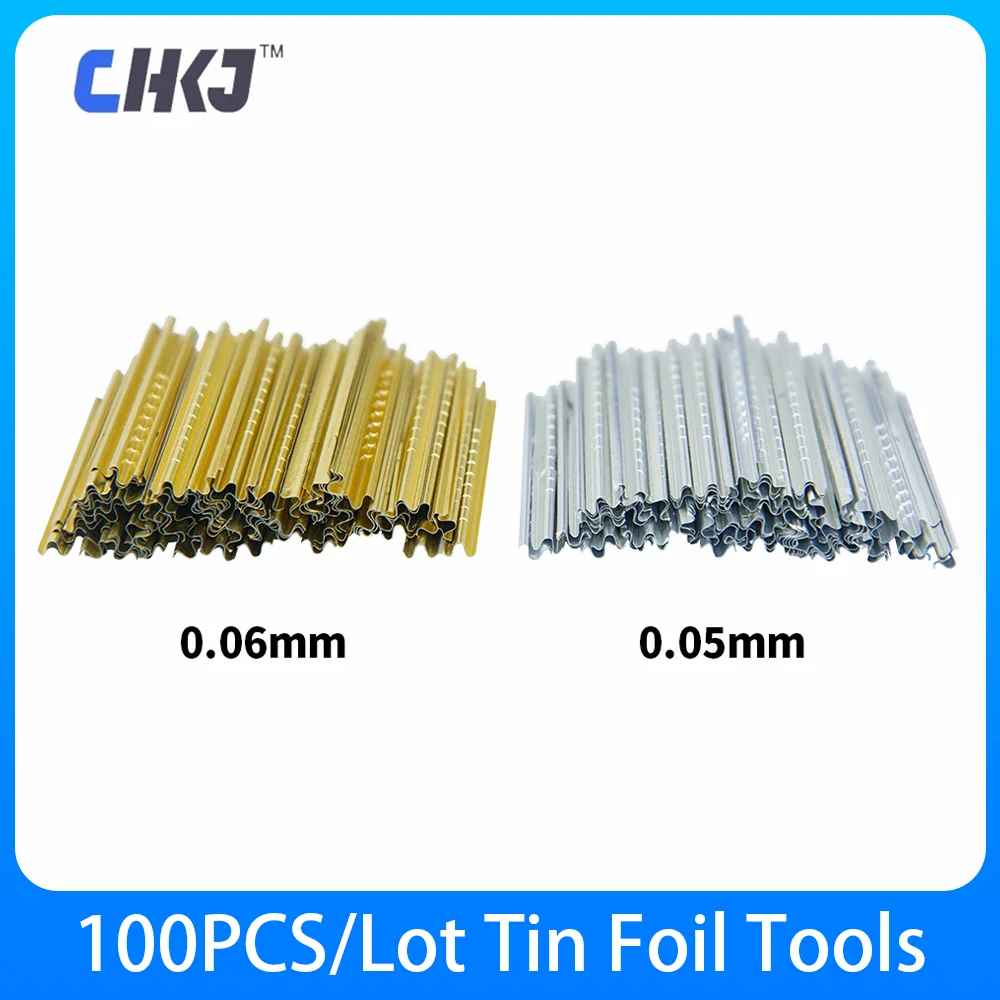 CHKJ Locksmith tools Finished tin foil strip gold and silver tin foil key consumables