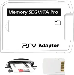 Adattatore per scheda di memoria SD2Vita Convertitore per slot di gioco compatibile con PS Vita 1000/2000 3.6 per sistema HENkaku