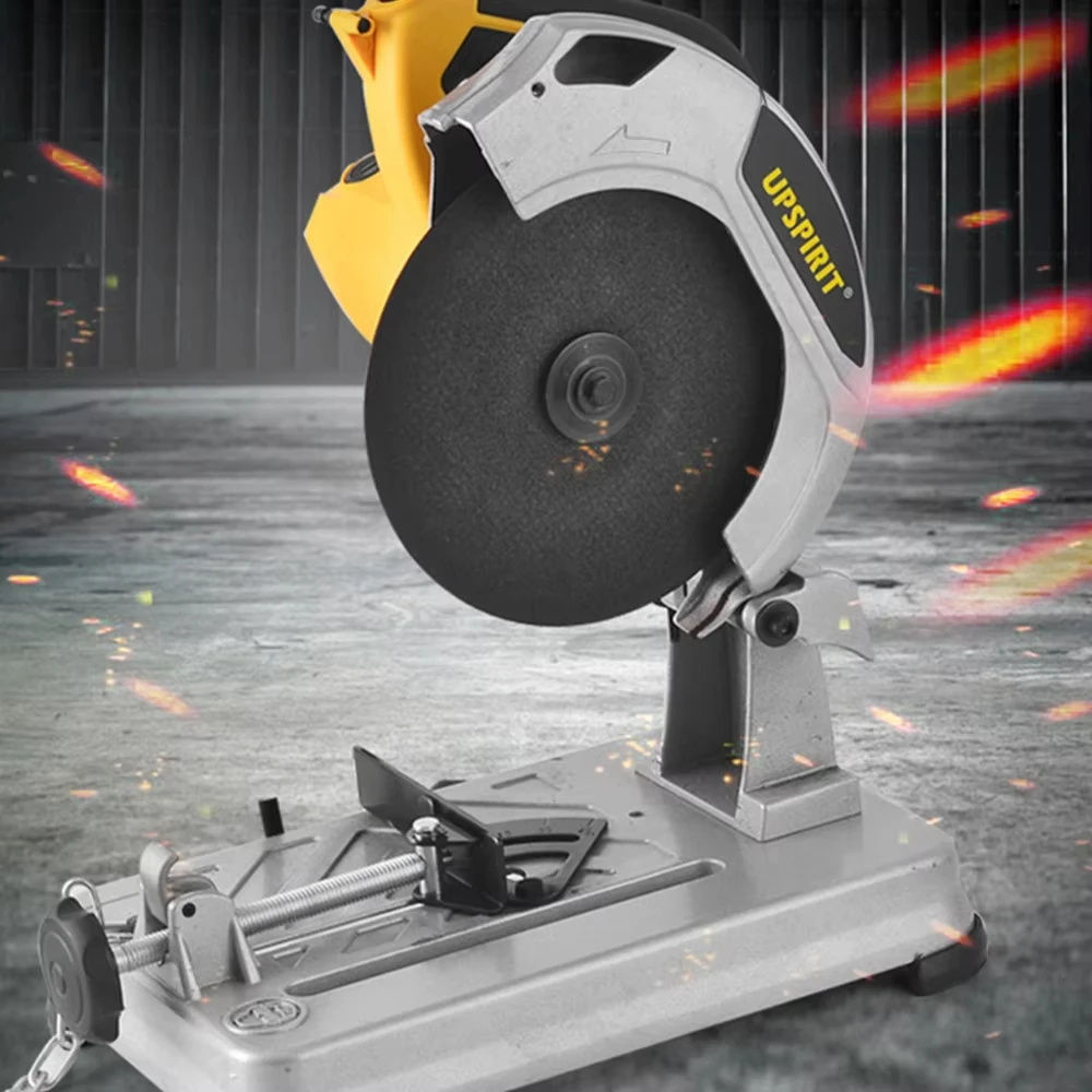 Small Multifunctional Chainsaw 45 Degree Metal Profile Cutting Machine 7 Inch Benchtop Aluminum Steel Cutting HK-CM18501