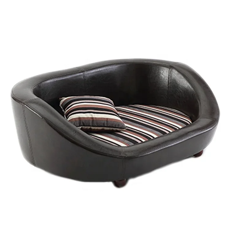 Eco-friendly printed pet sofa cushion bed pet sofa,luxury pet dog bed sofa