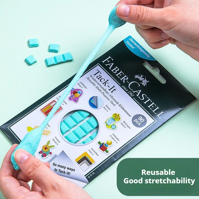 50g/75g Photo Frame Fixed Blue Reusable Self-Adhesive Clay For Office School Removable Adhesive Putty Tabs Tack Clay DIY Decor