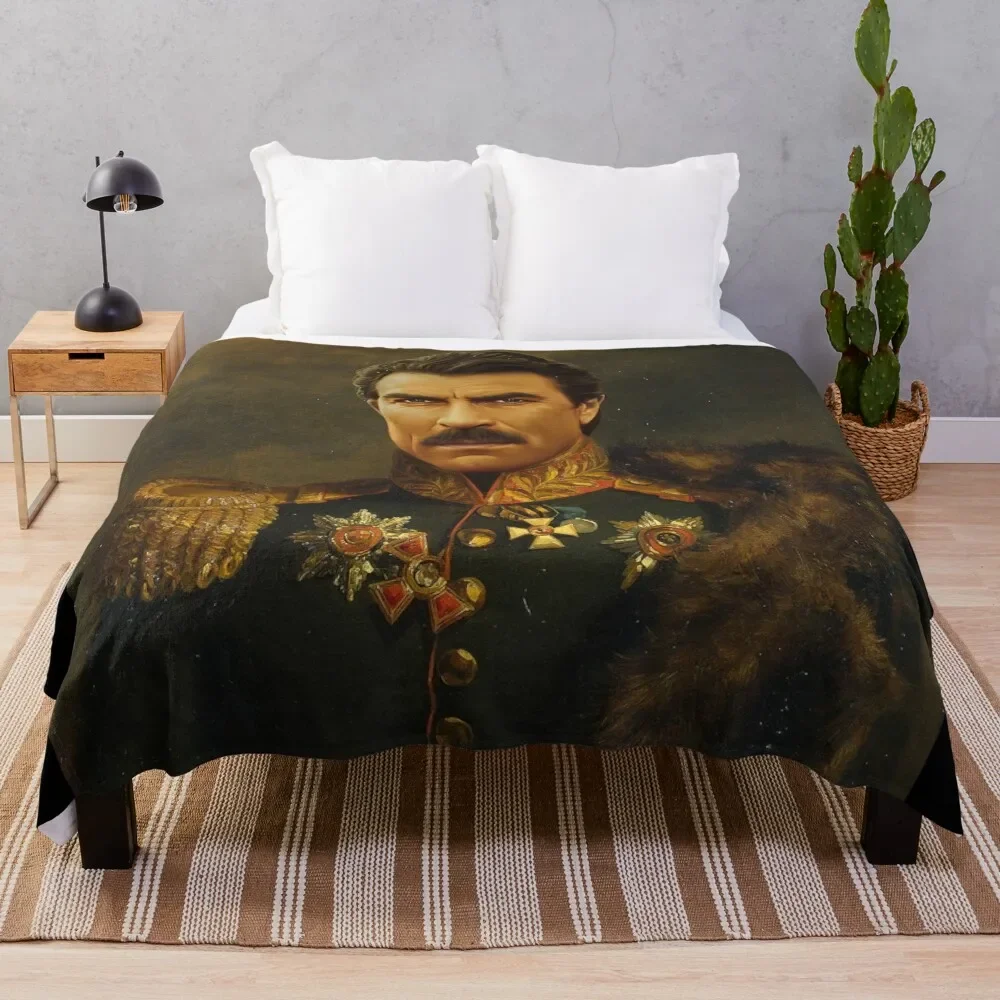 

Tom Selleck - replaceface Throw Blanket Moving Blankets For Baby Blankets