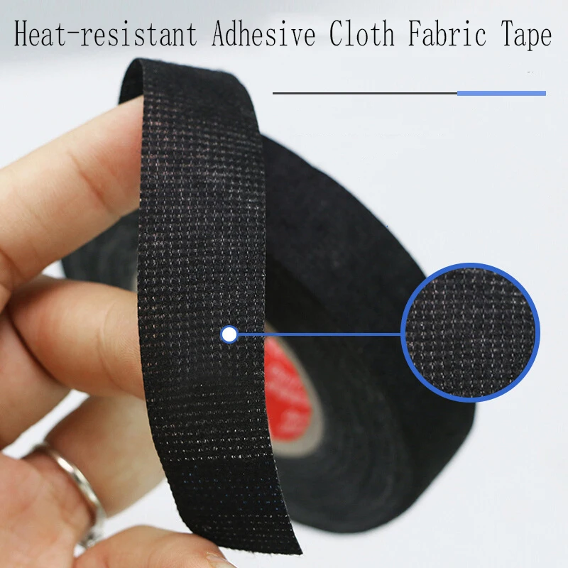 

Heat-resistant Adhesive Cloth Fabric Tape Car Accessories for BMW 1 2 3 4 5 6 7 Series X1 X3 X4 X5 X6 E60 E90 F07 F10 F15 F30