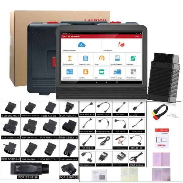 Original  X431 Vplus V+ 10'    2 Full System 2 Years Update Automobiles Diagnostic Tool for All Cars Diagnosis Scanner