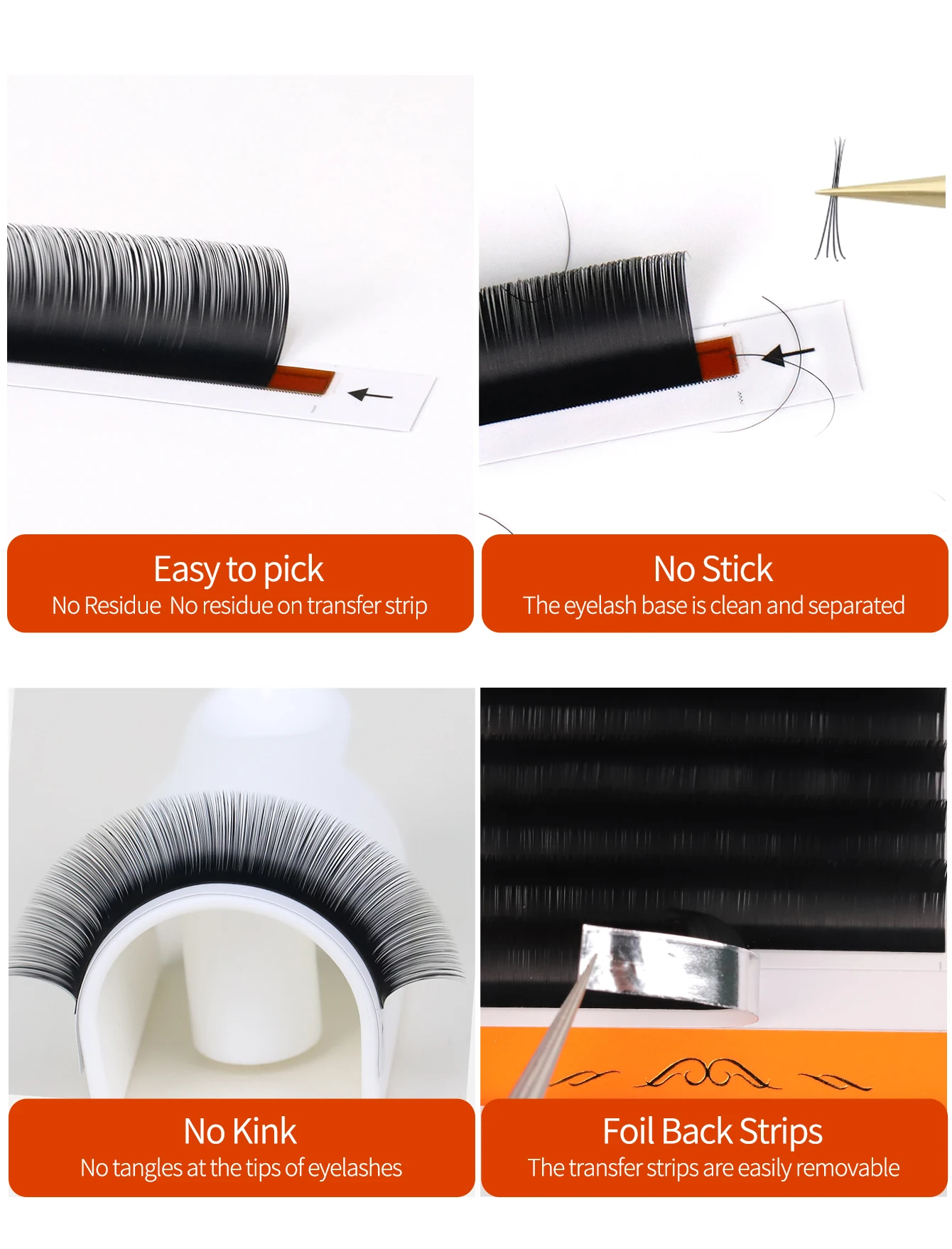 16 Reihen NEU Super Mattschwarz Individuelle Wimpernverlängerung 0,03 05 07 mm Premium False Nerz Mega Volume Klassische Wimpernverlängerung – Detail 5