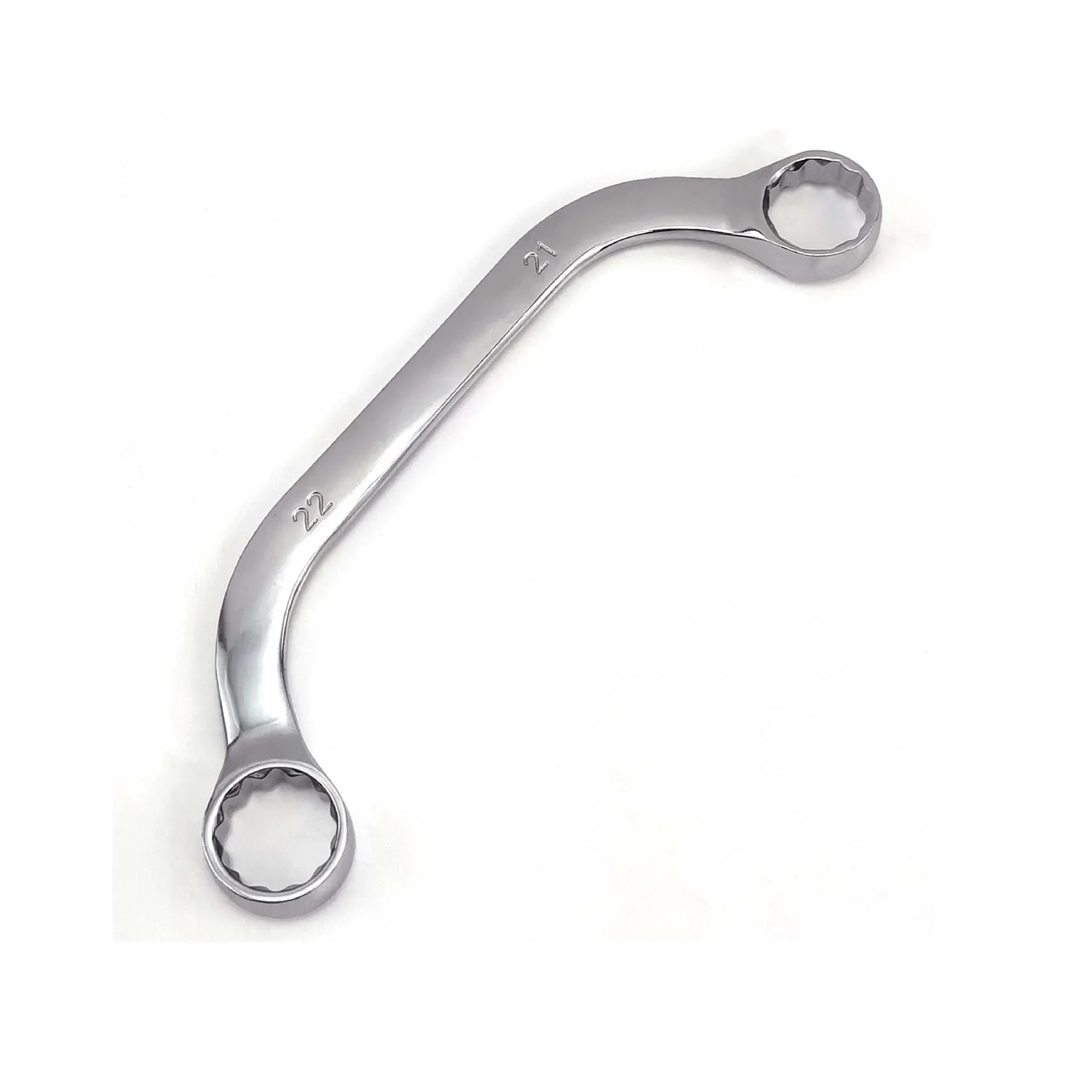 12 Point Metric Half Moon Wrench Set 8mm To 22mm Box End Obstruction Wrench For Automotive Engine And Machinery Repair
