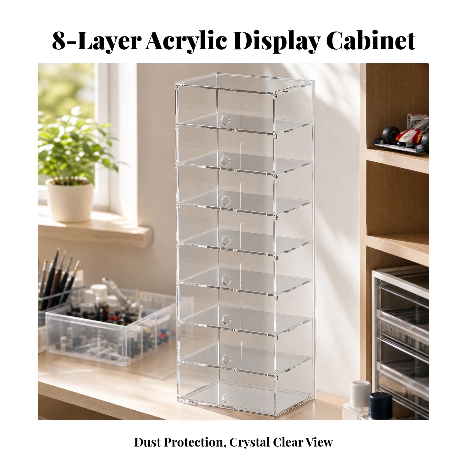 صندوق عرض وتخزين شفاف من الأكر - مراجعة Display Case Acrylic وسعره