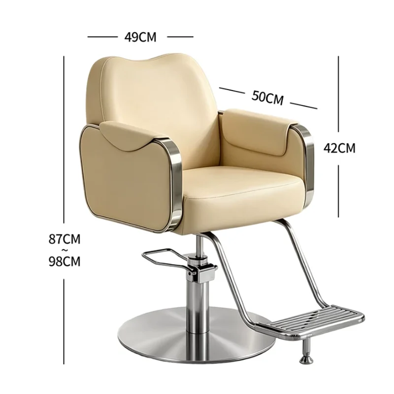 #Beauty Luxury Barber Chair Simple Design Classic Versatile Barber Chair Premium Modern Sgabello Estetista Salon Furniture