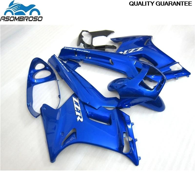 Plastic Motorcycle for Ninja ZZR 250 fairing kit 1997-2007 blue black set zzr250 97 98 99 00 04 05 06 07 30