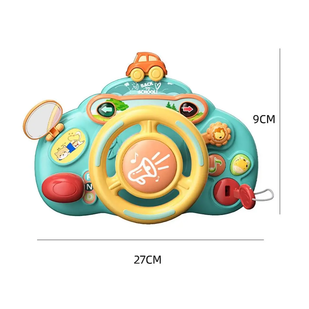 عربة المساعدين محاكاة عجلة القيادة ألعاب متعددة الوظائف الكهربائية محاكاة القيادة سيارة لعبة مونتيسوري التفاعلية