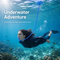 Full Dry Diving Breathing Tube 1m 2m 4m Long Swimming Respirator Adult Men Women Snorkel Training Scuba Equipment Snorkel 2