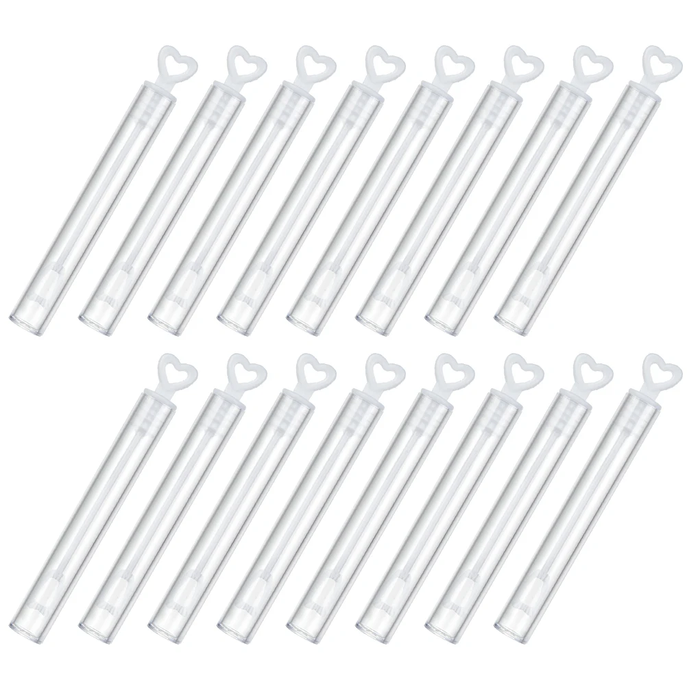 Set di bottiglie con bacchetta da 50 pezzi Bottiglie di soluzioni vuote per bambini Creatore di bolle gigante che soffia bacchetta magica Attività di carnevale per feste all'aperto