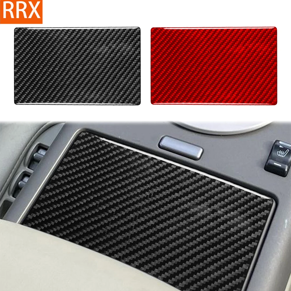 For Infiniti G35 2002-2004 Real Carbon Fiber Stickers Central Gear Shift water cup Panel Car Accessories Interior decorative