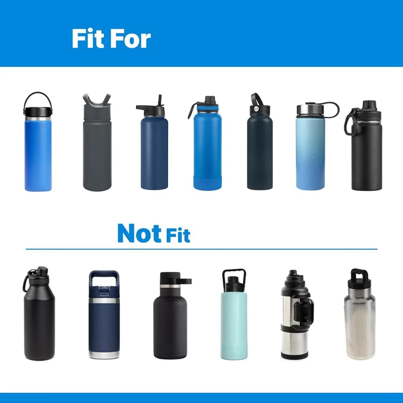 Auto Flip Replacement Lid For Hydroflask 12 16 18 20 32 40 64Oz Wide Mouth Bottles, Replacement Lid Cap With Button Lock