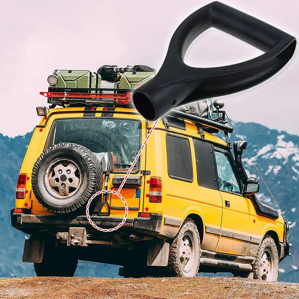 D-Shaped Snow Shovel Grip Thickened Plastic D-Shaped Shovel Handle for Shovel Grip Digging Rake Tool Replacement Accessories