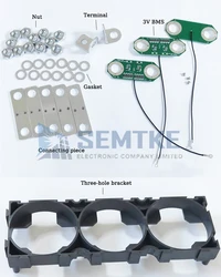 1 Set Assembly Accessories for 16V, 18V 500F Supercapacitor Modules, Plastic Bracket Connection Tab Screw Etc.