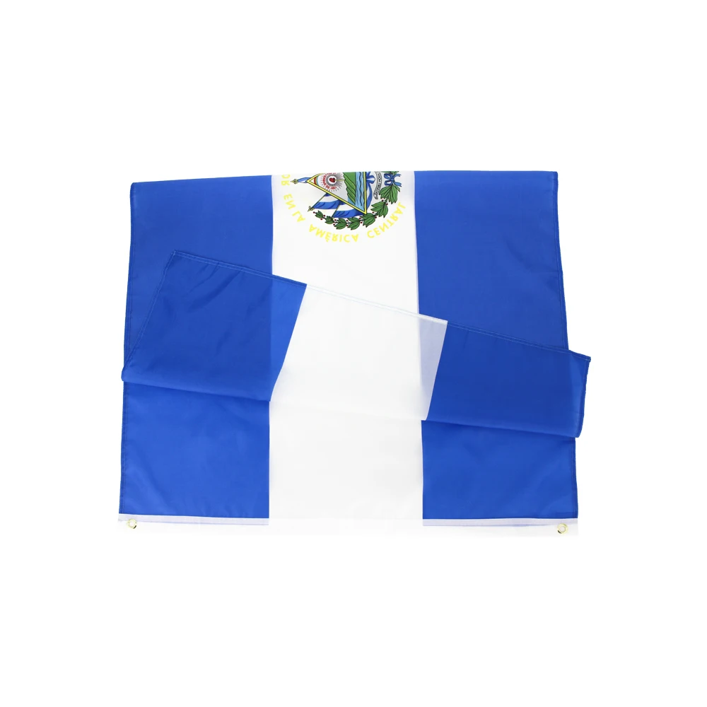 Bandera de El Salvador de poliéster para exterior