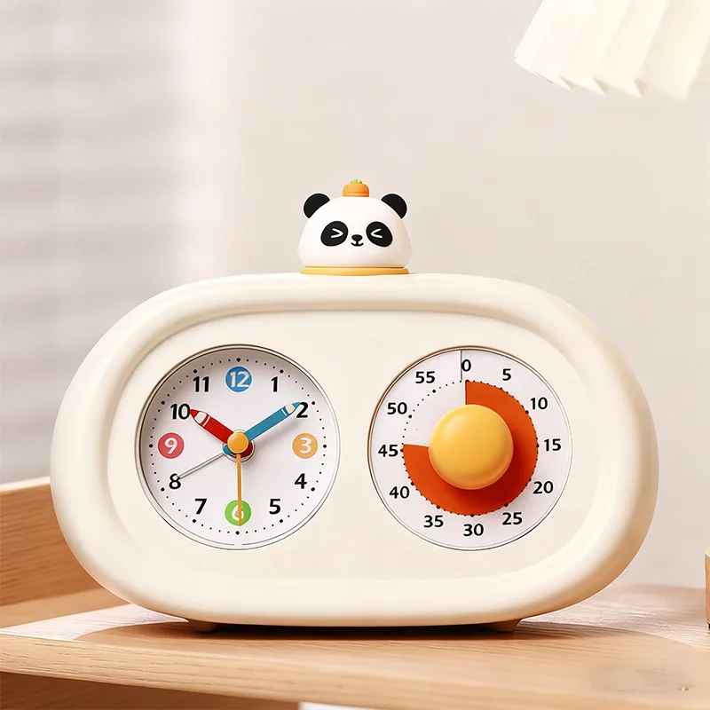 Electronic alarm clock - visual timer - large LCD screen - high volume alarm - multi-function