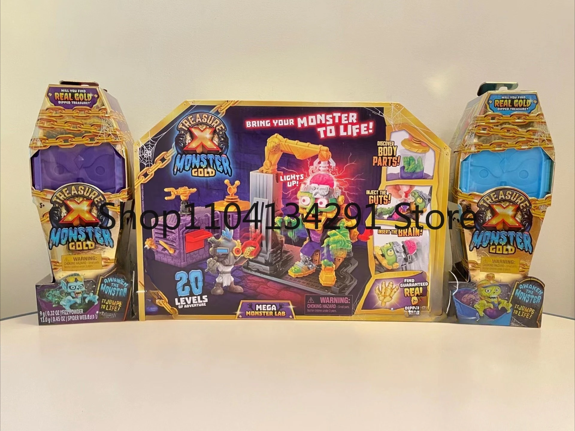 Trésor Original X trésor d'or Alien chasse au trésor creuser Slime boue aveugle boîte jouet Figurine modèle